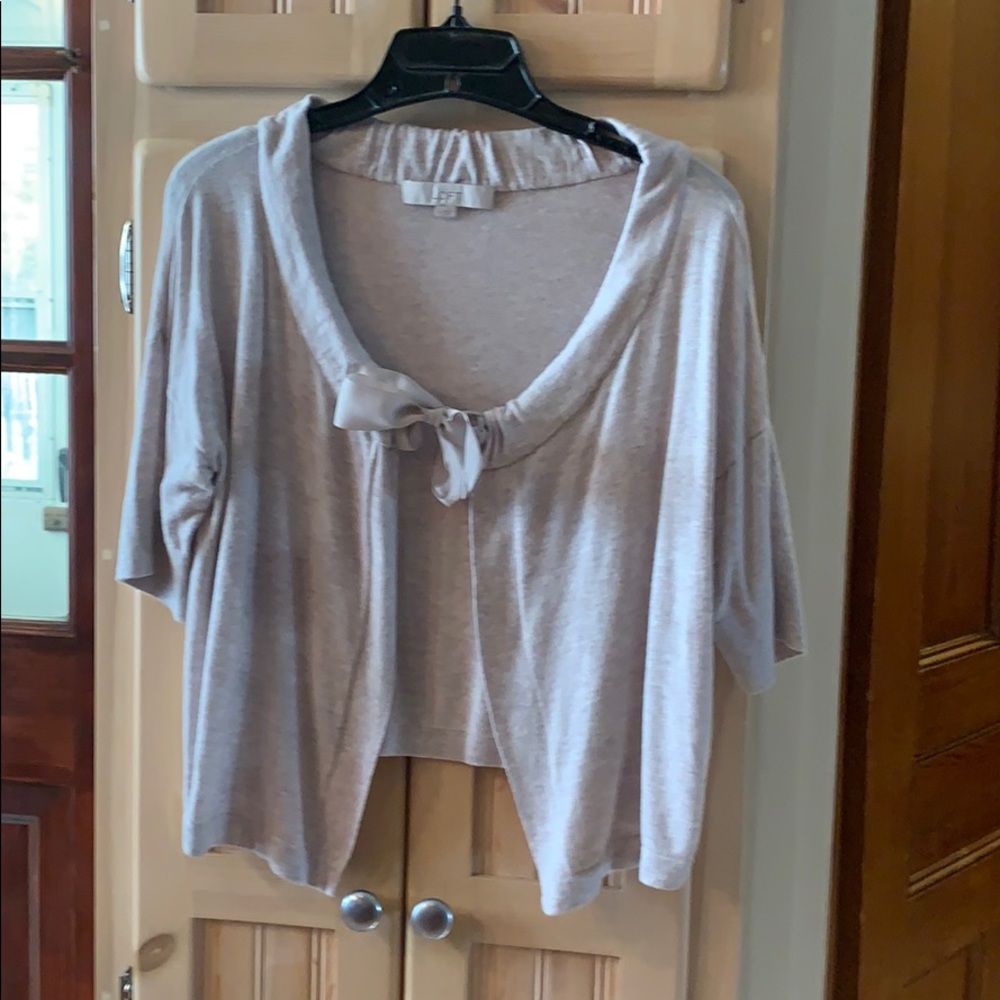 LOFT Ribbon Tie Sweater